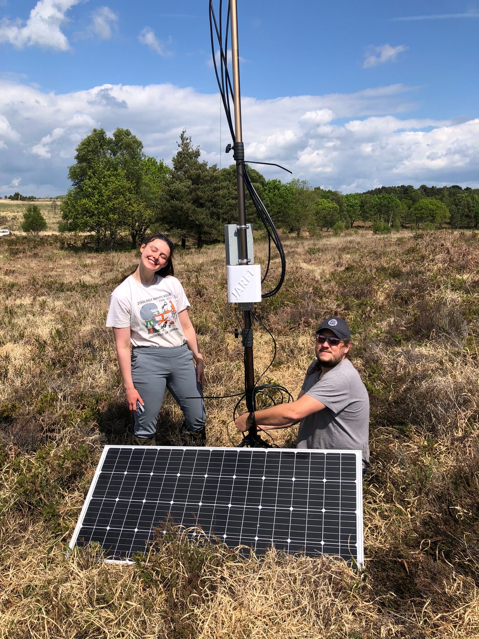 Feldarbeit University of Liverpool mit vhf:tracker-directional / Copyright: University of Liverpool